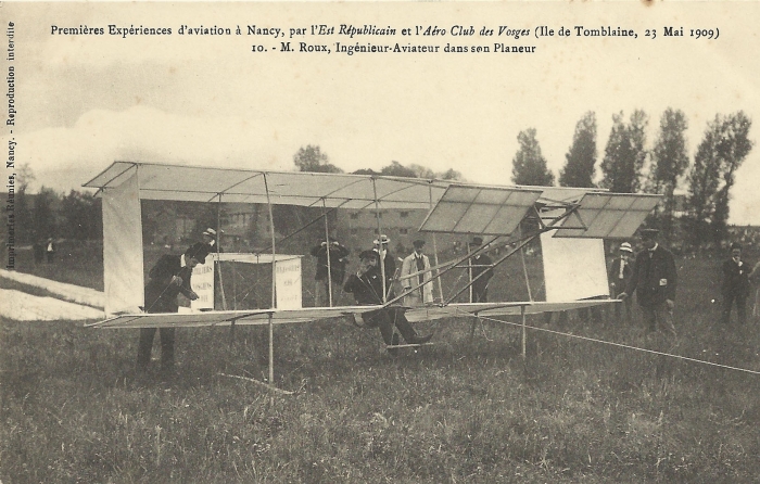 10 - M. Roux dans son planeur