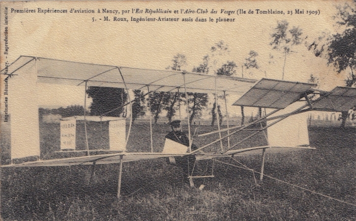 05 - M. Roux dans son planeur