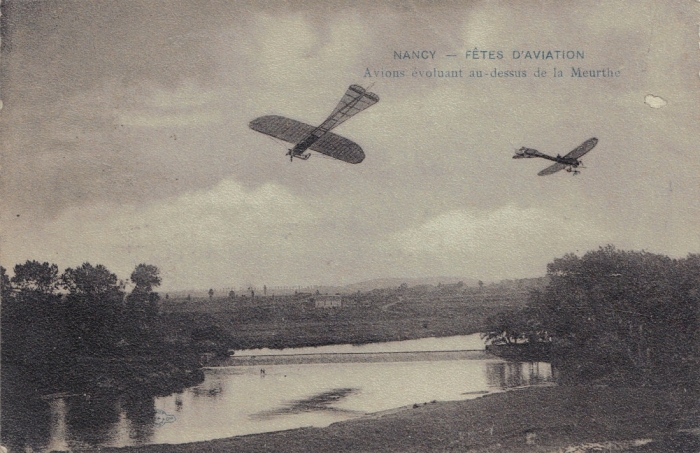 Avions au dessus de la Meurthe