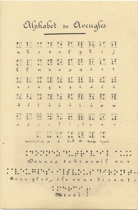 ?? - Alphabet Braille et demande d'emploi