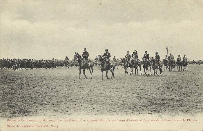 L'arrivée du Général sur le plateau