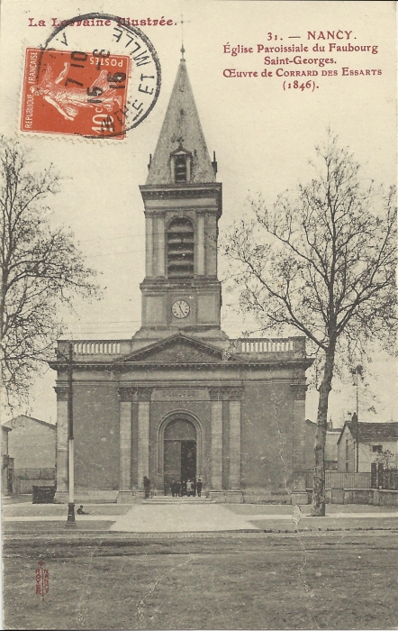 Nancy - Église Saint-Georges (Collection Feançois Nicolas)Saint Georges 05