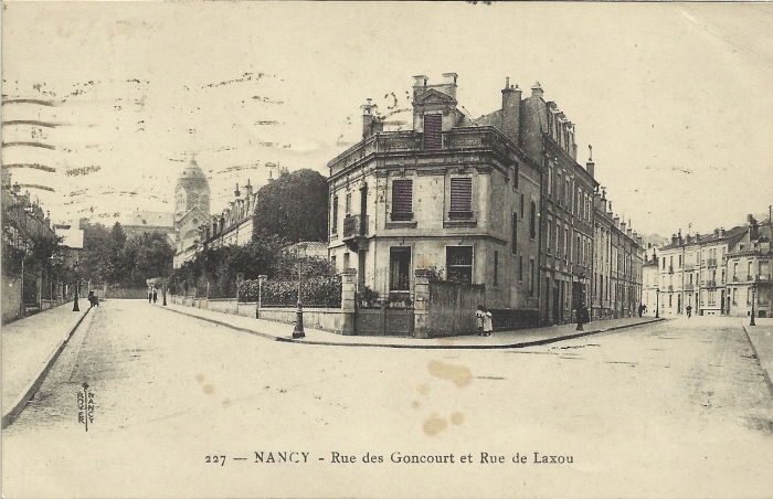 Rues des Goncourt et de Laxou