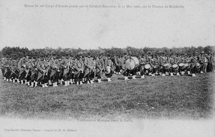 Nancy - Revue 20ème Corps d'Armée (31 Mai 1906)