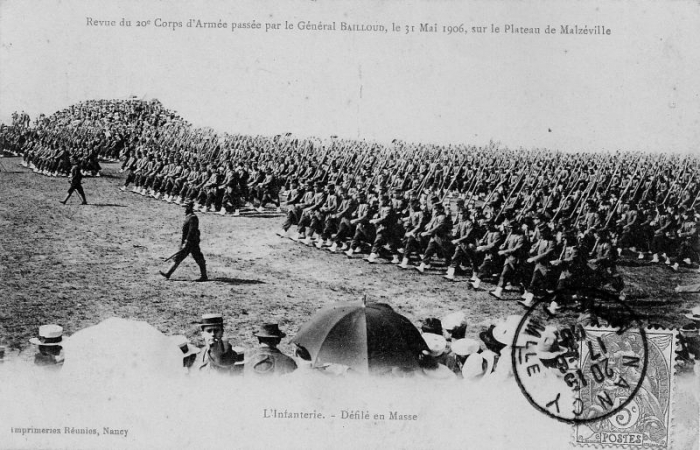 Nancy - Revue 20ème Corps d'Armée (31 Mai 1906)