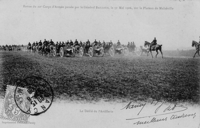 Nancy - Revue 20ème Corps d'Armée (31 Mai 1906)