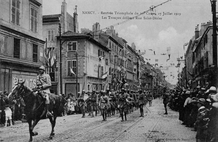 Nancy - Rentrée Triomphale du 20ème Corps (27 Juillet 1919)