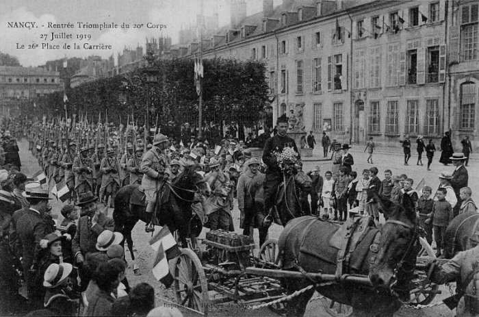 Nancy - Rentrée Triomphale du 20ème Corps (27 Juillet 1919)