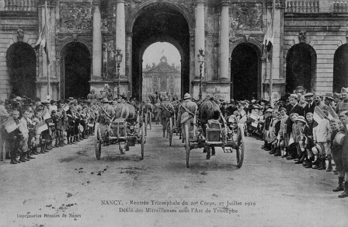 Nancy - Rentrée Triomphale du 20ème Corps (27 Juillet 1919)