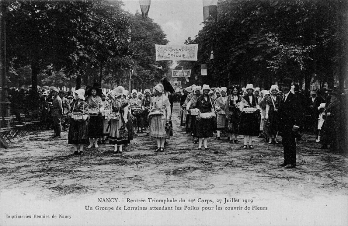 Nancy - Rentrée Triomphale du 20ème Corps (27 Juillet 1919)