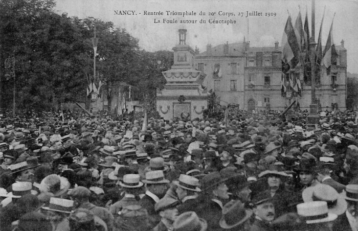 Nancy - Rentrée Triomphale du 20ème Corps (27 Juillet 1919)