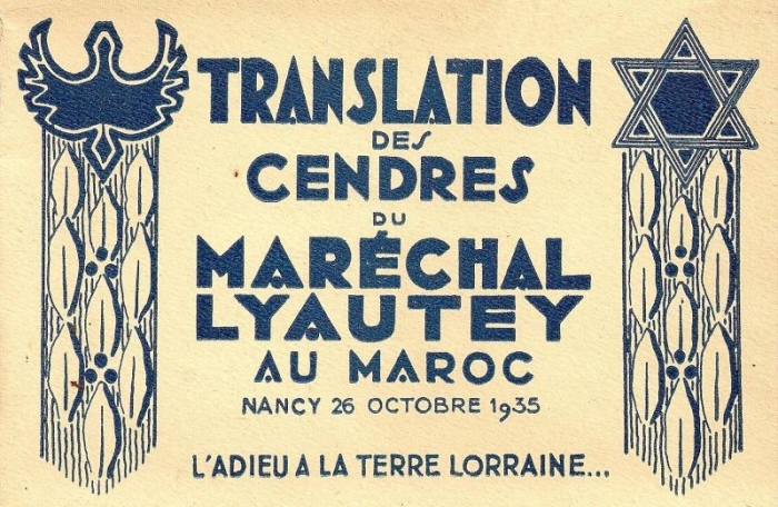 Translation des cendres du Maréchal Lyautey (26 octobre 1935)