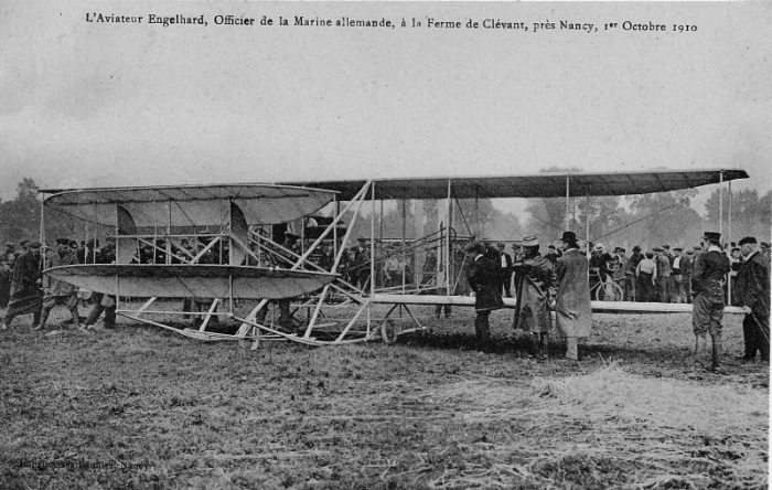 Nancy - Avion Allemand à Nancy (1er Octobre 1910)