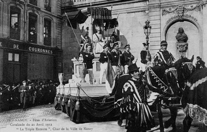 Nancy - Fêtes d'Aviation  - Cavalcade du 21 Avril 1912