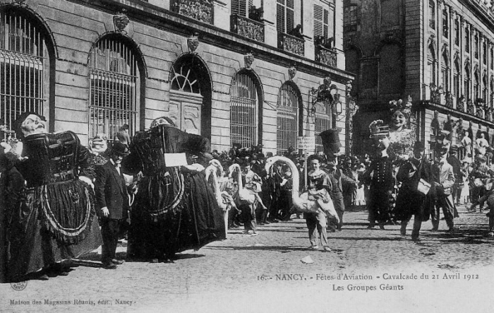 Nancy - Fêtes d'Aviation  - Cavalcade du 21 Avril 1912