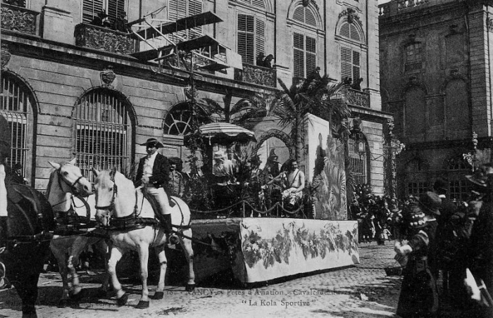 Nancy - Fêtes d'Aviation  - Cavalcade du 21 Avril 1912