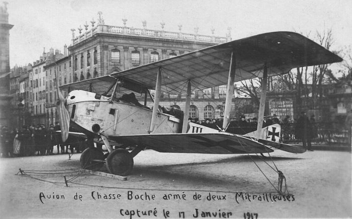 Avion capturé le 14 Janvier 1917