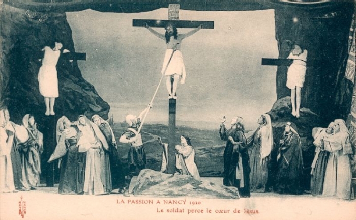 Le soldat perce le c½ur de Jésus