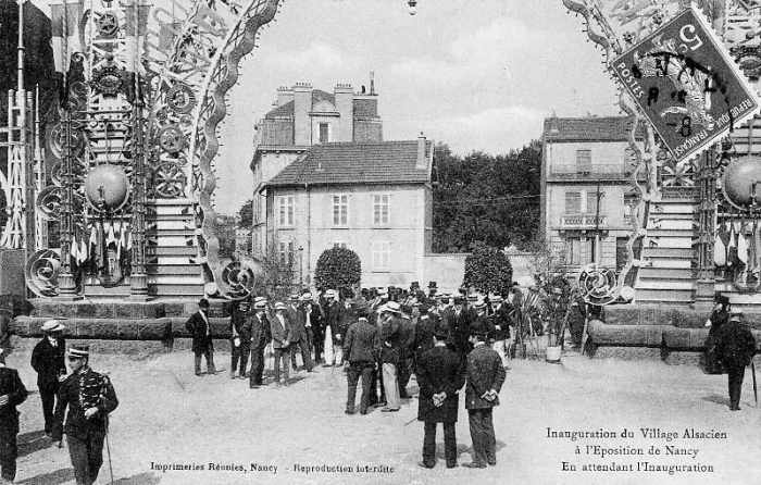 Inauguration du Village Alsacien (23 mai 1909)