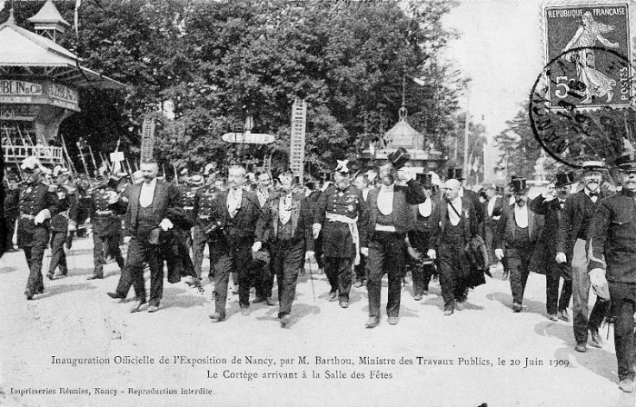 Nancy - L'Inauguration de l'Exposition de 1909