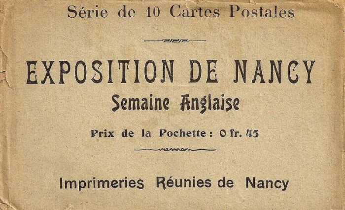 Nancy  - La Semaine Anglaise à Nancy - Juin 1909