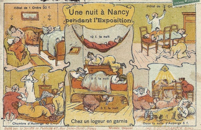 Nancy 1909 - L'Humour à l'Exposition