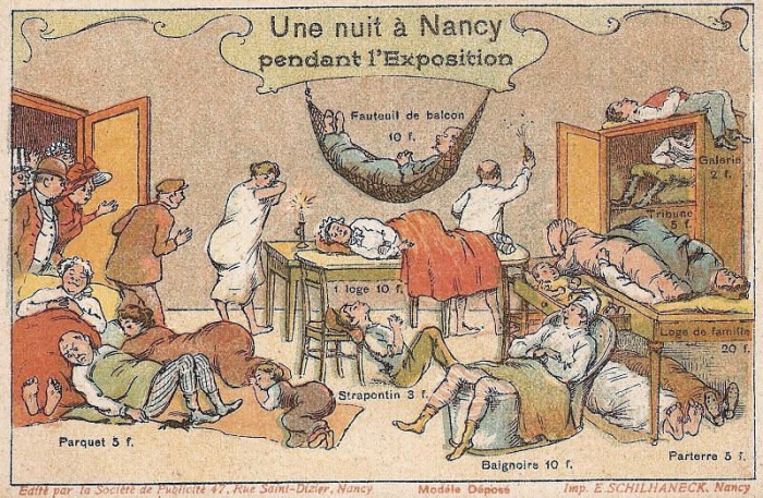 Nancy 1909 - L'Humour à l'Exposition