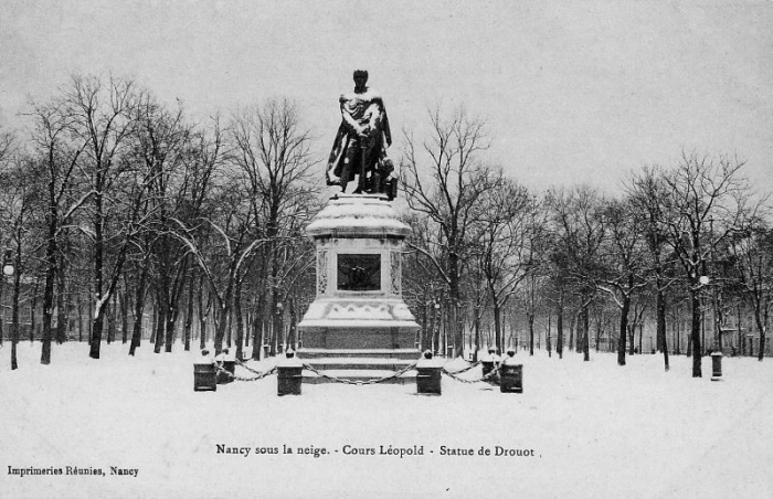 Cours Léopold : statue de Drouot