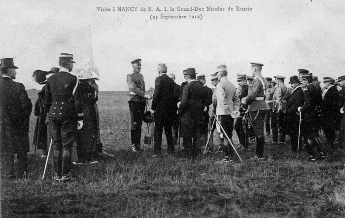 Nancy - Visite S. A. I. Nicolas de Russie (1912)