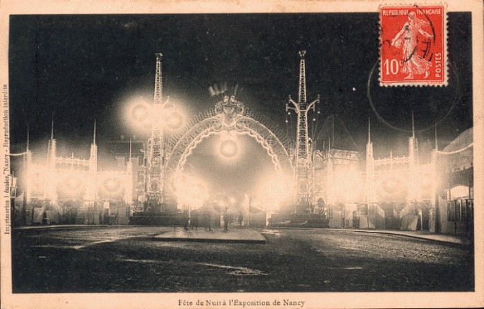 Nancy - Fête de Nuit à l'Exposition de 1909