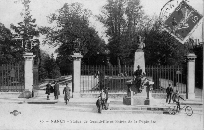 Nancy - Rue Sigisbert Adam - Entrée de la Pépinière