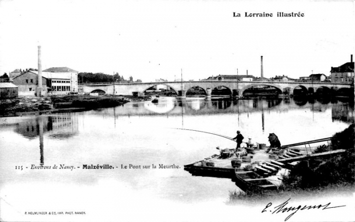 Le pont sur la Meurthe