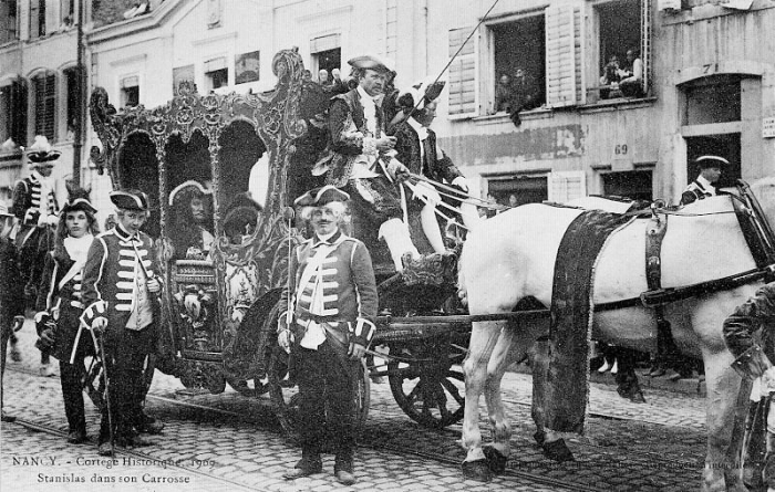 35 - Stanislas dans son carrosse