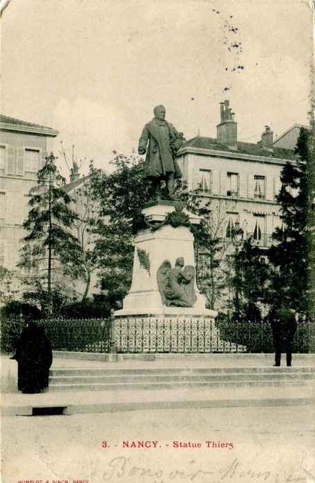 Nancy - Statue d'Adolphe Thiers