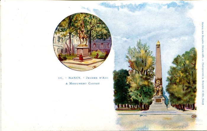 16 - Jeanne d'Arc et monument Carnot