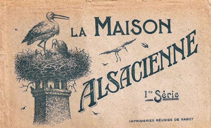 Pochette de la 1ère série "La maison alsacienne"