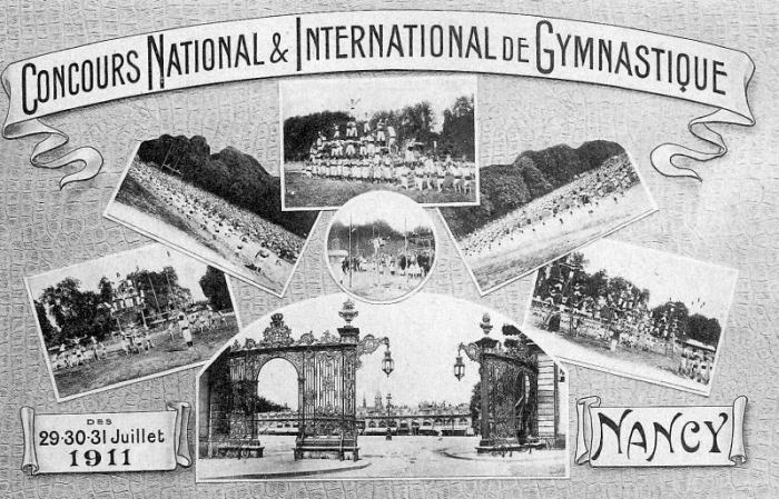 Nancy - Concours de Gymnastique, 29-31 juillet 1911 