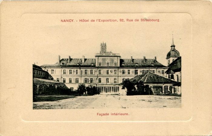 Hôtel de l'Exposition (recto)