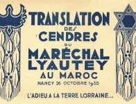 1935 - Translation des cendres du Maréchal Lyautey (26 oct 1935)