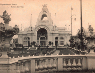 05 Vues de l'Exposition de 1909 (noir et blanc, cartes numérotées)                                                                  
