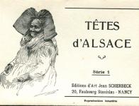 13 - Têtes d'Alsace - série 1 (10 cartes numérotées)