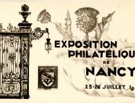 1942 - Exposition philatélique de Nancy (25 - 26 juillet)
