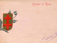 2 - Souvenir de Nancy (Croix de Lorraine, écussons)