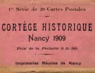 2 - Cortège Historique (juillet-août) - 1ère série (20 cartes) "Imprimeries Réunies"