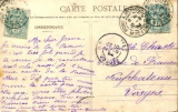 Carte n°20 oblitérée le 1er septembre 1904 -v
