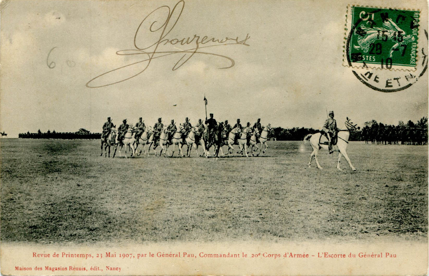 Escorte du Général Pau