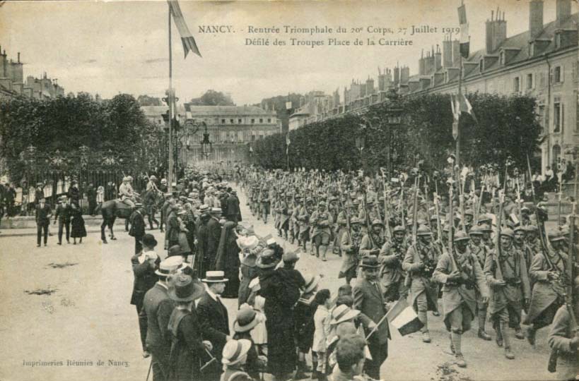 0171-b Nancy Entree 20 Corps 1919