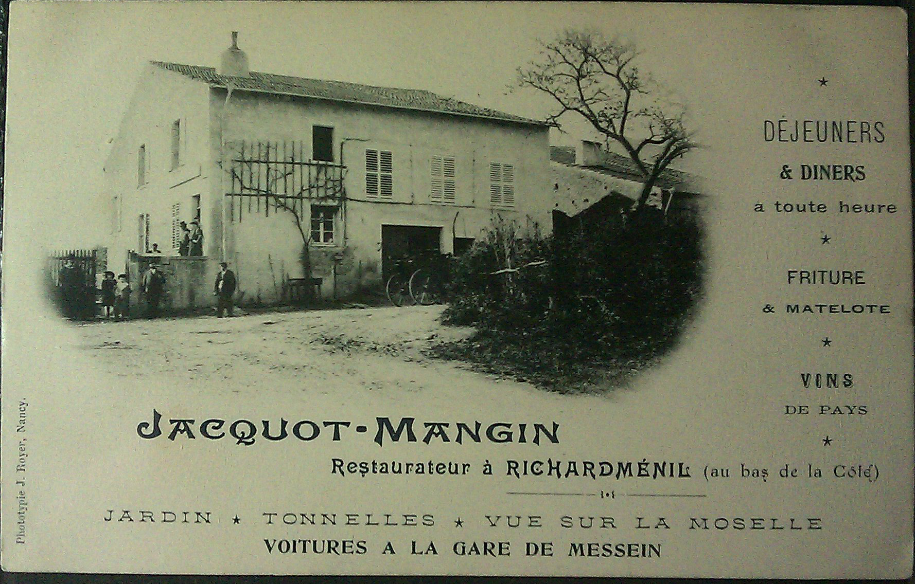 Restaurant Jacquot-Mangin ■