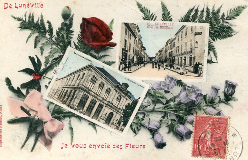 Je vous envoie ces fleurs