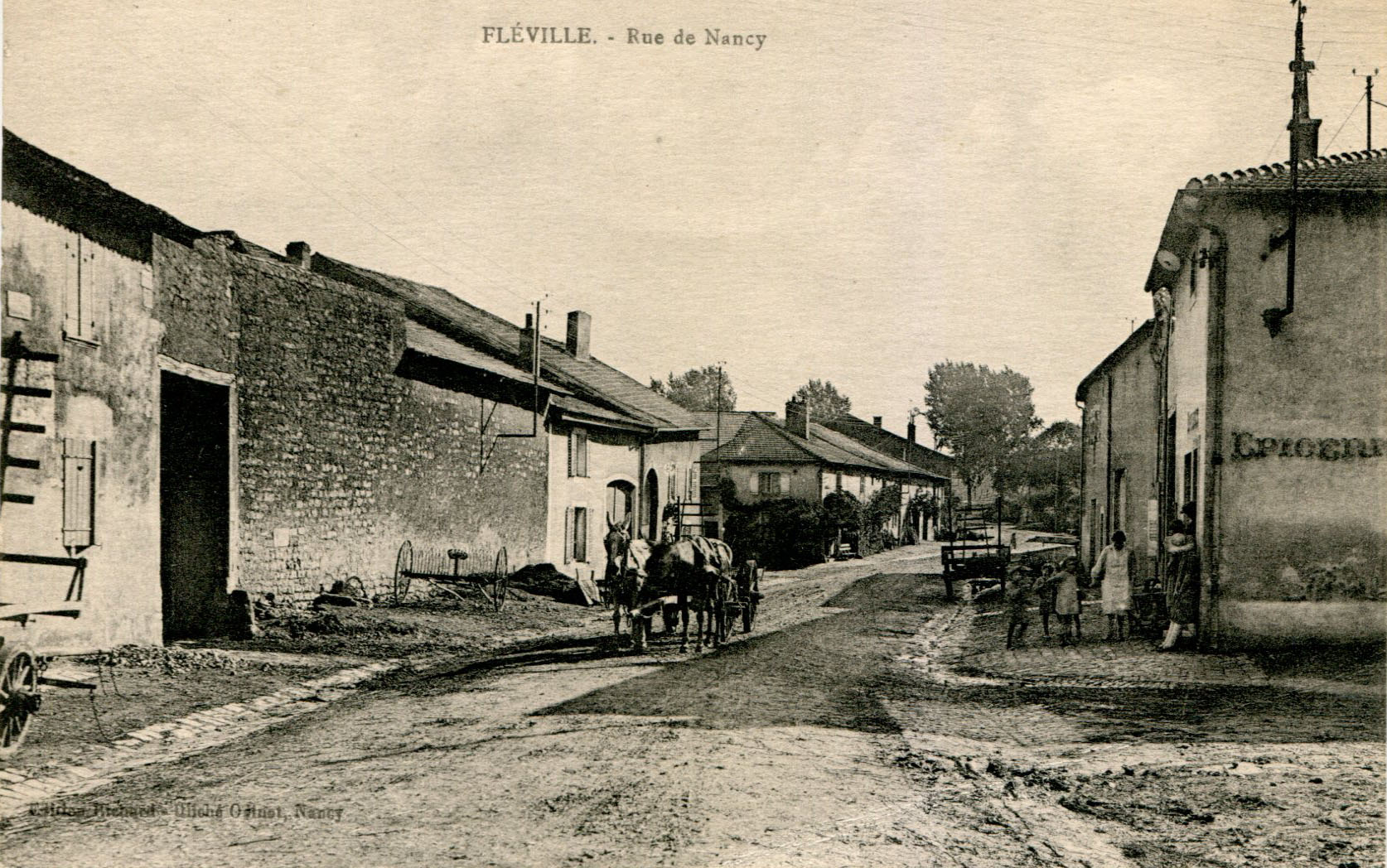 Rue de Nancy [actuelle rue du Château]